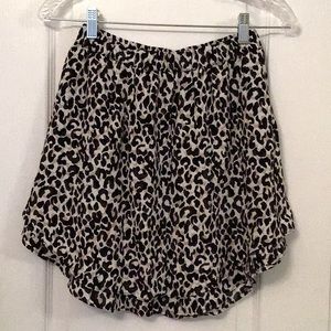 Banana Republic Cheetah Print Mini Skirt